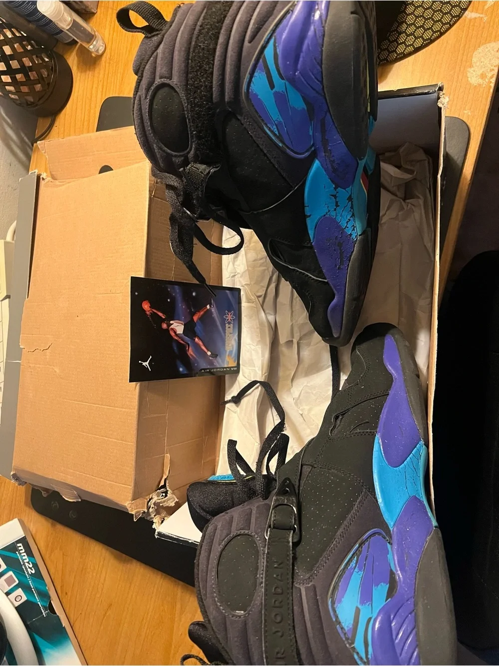 Jordan 8 Aquas mens size 13